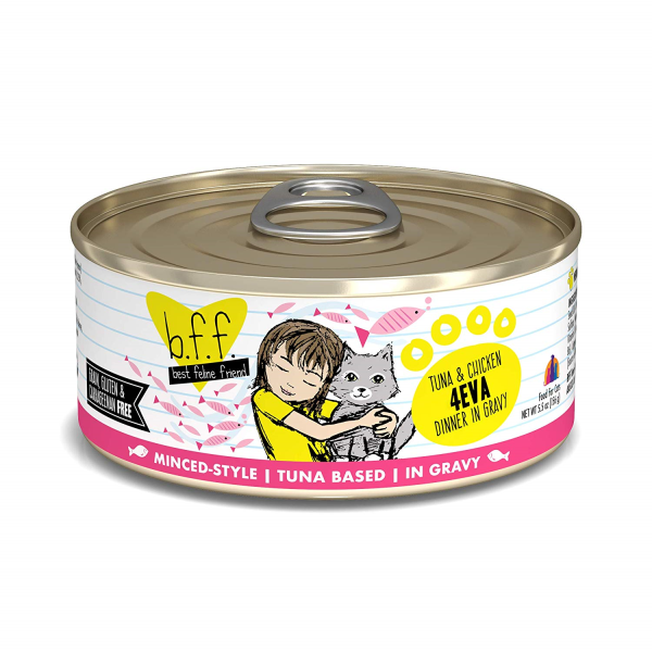 B.F.F. 4Eva Tuna and Chicken Dinner in Gravy, 156g (5.5oz)