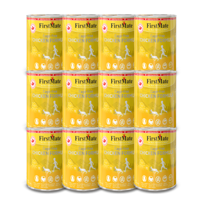 FIRSTMATE Limited Ingredient Diet Cage-Free Chicken, 345g *CASE (12 cans)*