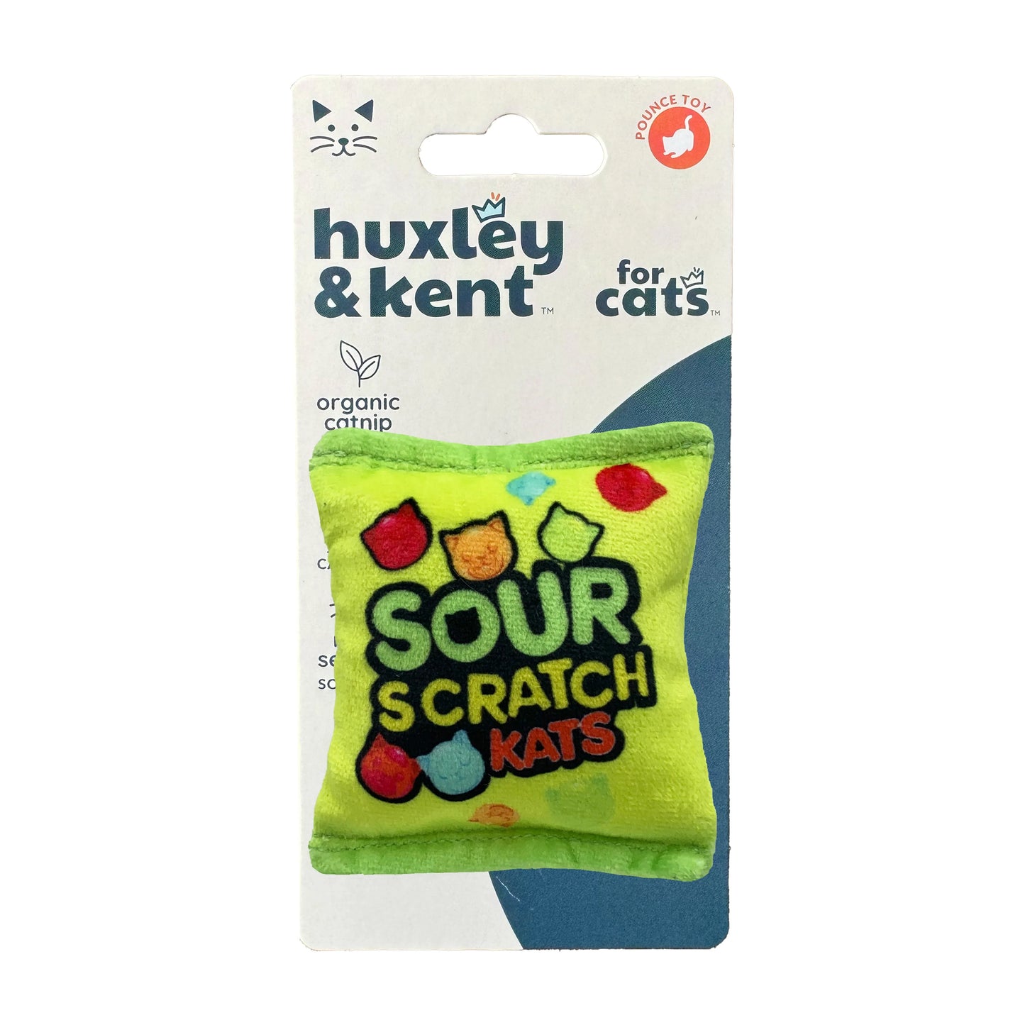 HUXLEY & KENT Plush Sour Scratch Catnip Toy