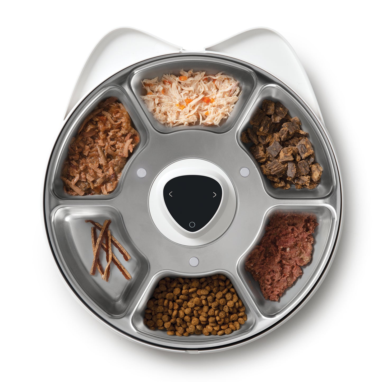 CATIT Pixi Smart 6-Meal Feeder w/Stainless Steel Tray