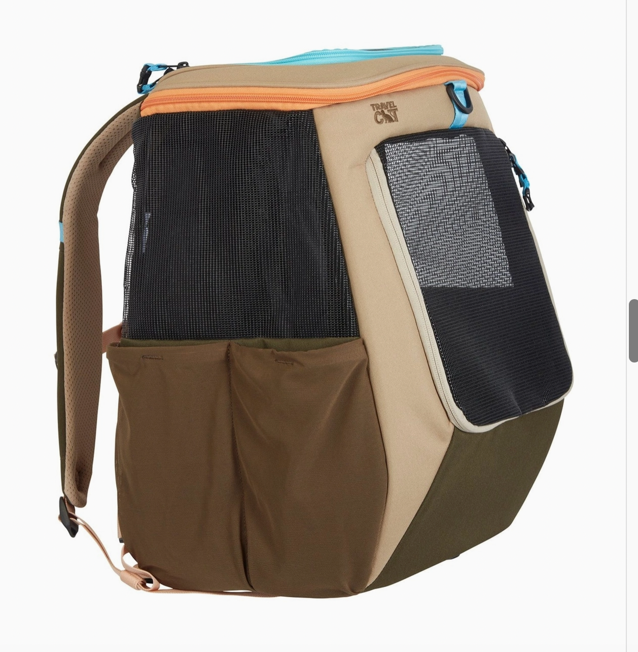 TRAVEL CAT “The Navigator” Convertible Cat Backpack, Earth