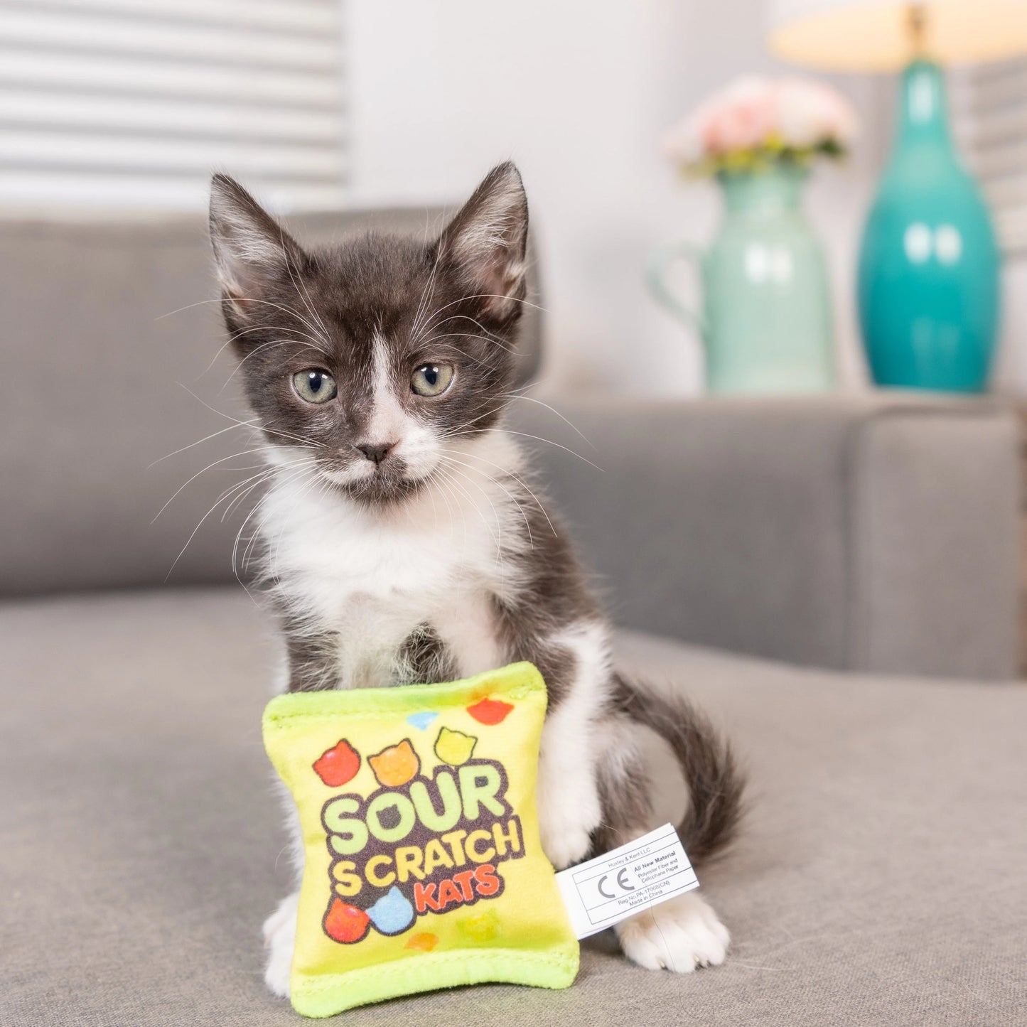 HUXLEY & KENT Plush Sour Scratch Catnip Toy