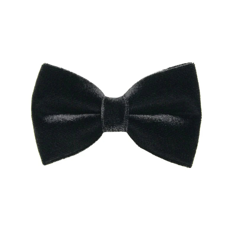 MADE BY CLEO Black Velvet Bow Tie