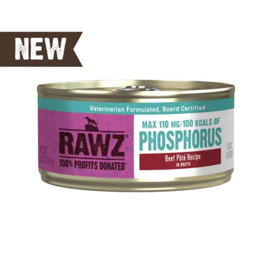 RAWZ Low Phosphorus Beef Pate, 155g (5.5oz)