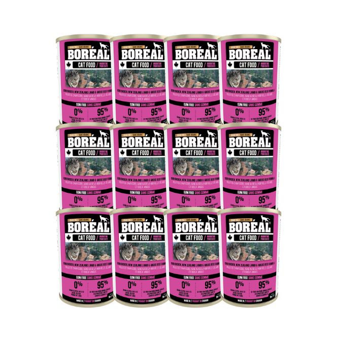 BOREAL Cobb Chicken, NZ Lamb & Angus Beef, 369g (13oz) *CASE (12 CANS)*