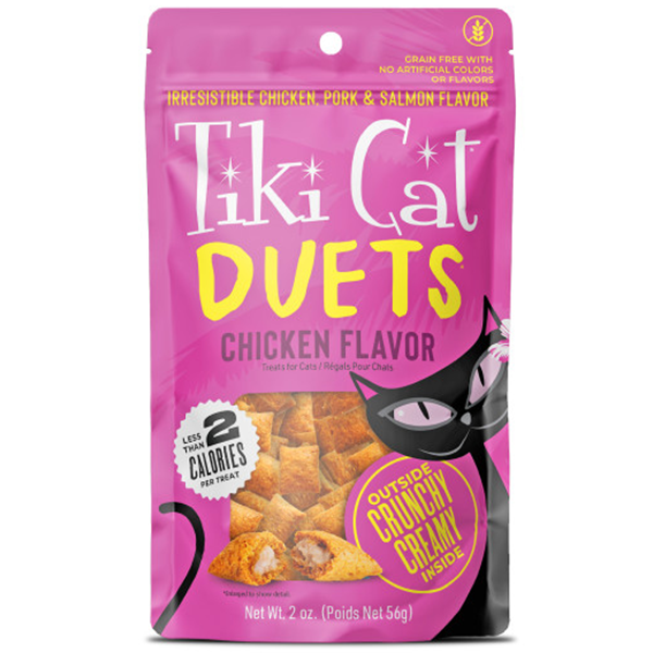 TIKI CAT Duets Chicken Treat, 56g (2oz)