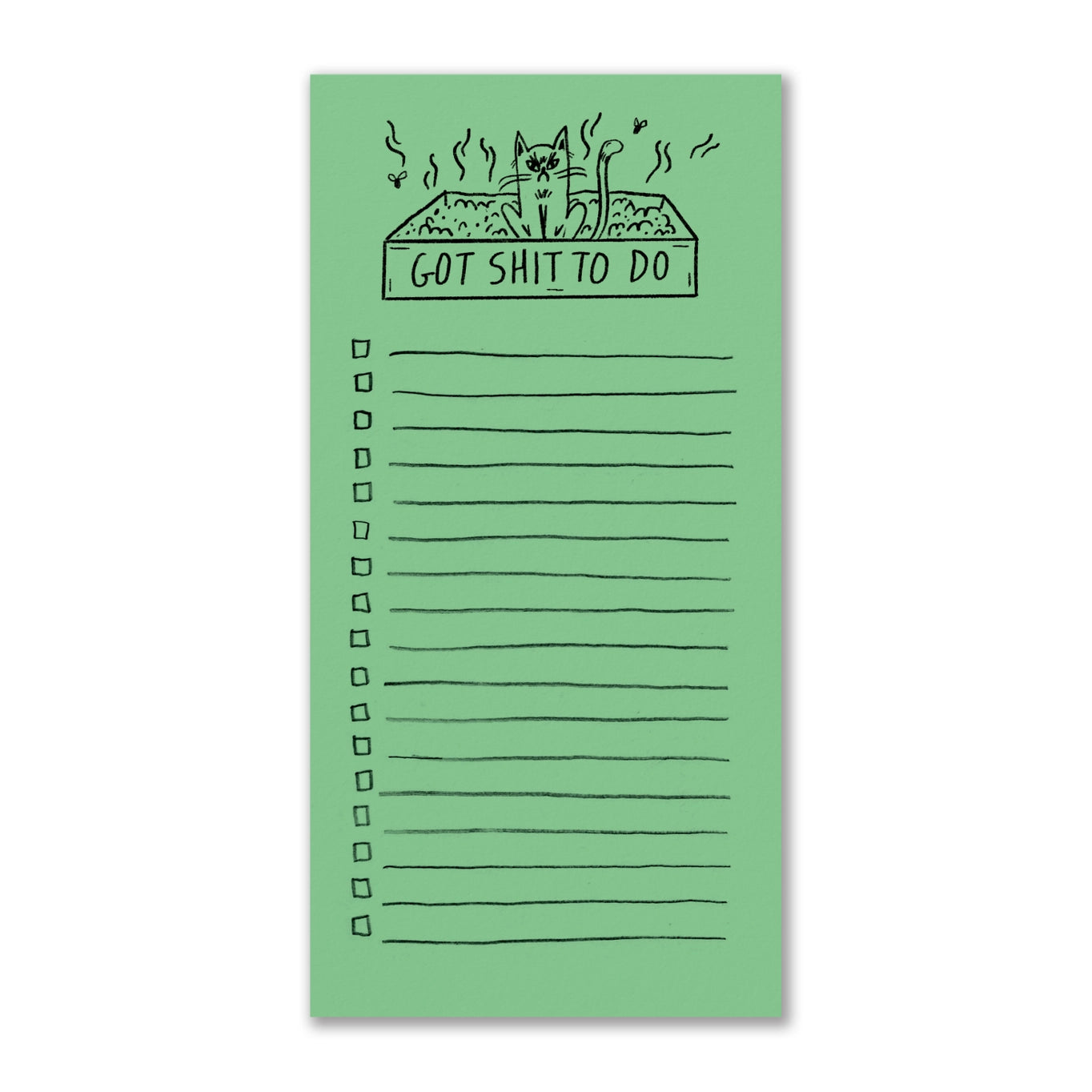 BADGER & BURKE Sh*T To Do - Snitty Kitty Notepad