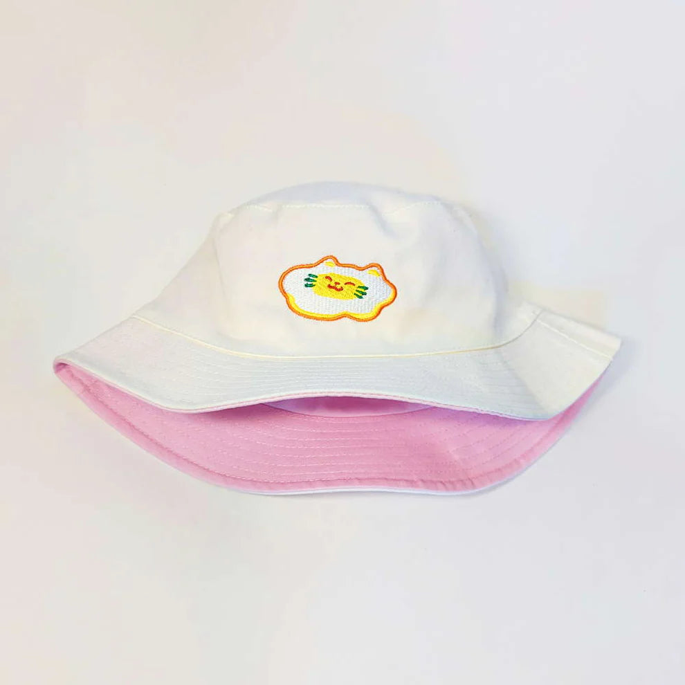 MAOFRIENDS Eggy Cat Reversible Bucket Hat