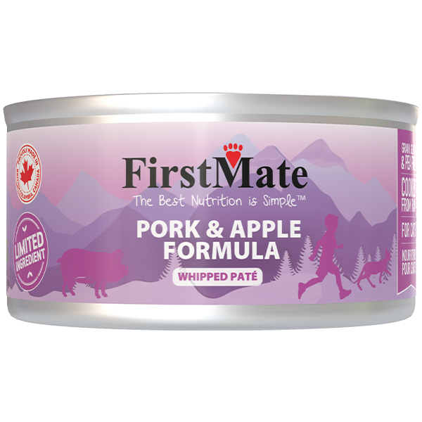 FIRSTMATE Limited Ingredient Diet Pork & Apple Paté, 156g (5.5oz)