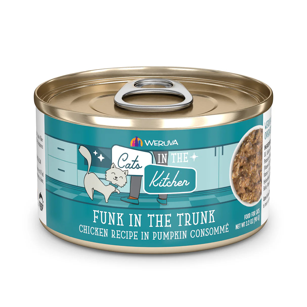 CATS IN THE KITCHEN Funk in the Trunk Chicken in Pumpkin Consommé, 90g (3.2oz)
