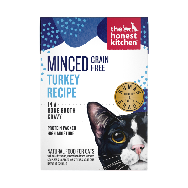 THE HONEST KITCHEN Minced Turkey in Bone Broth, 5.5oz