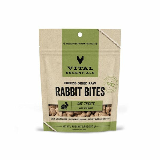 VITAL ESSENTIALS Freeze-Dried Rabbit Bites, 25g
