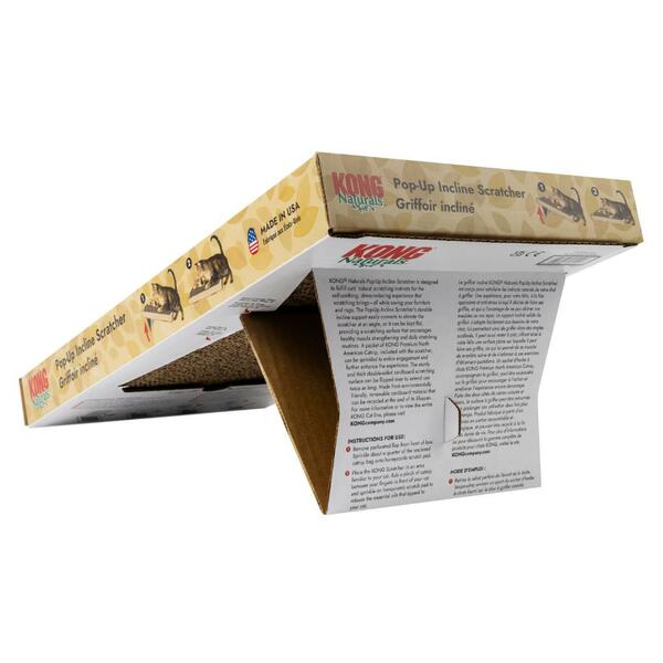 KONG Naturals Pop-Up Incline Scratcher