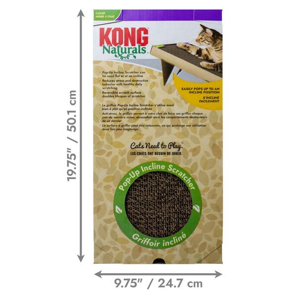 KONG Naturals Pop-Up Incline Scratcher