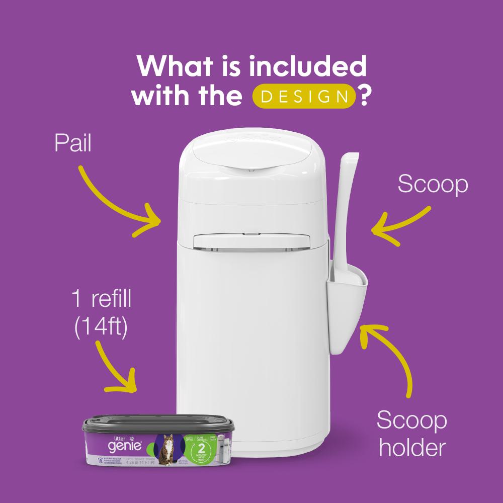 LITTER GENIE (FORMERLY LITTERLOCKER) Litter Disposal System w/Standard Refill