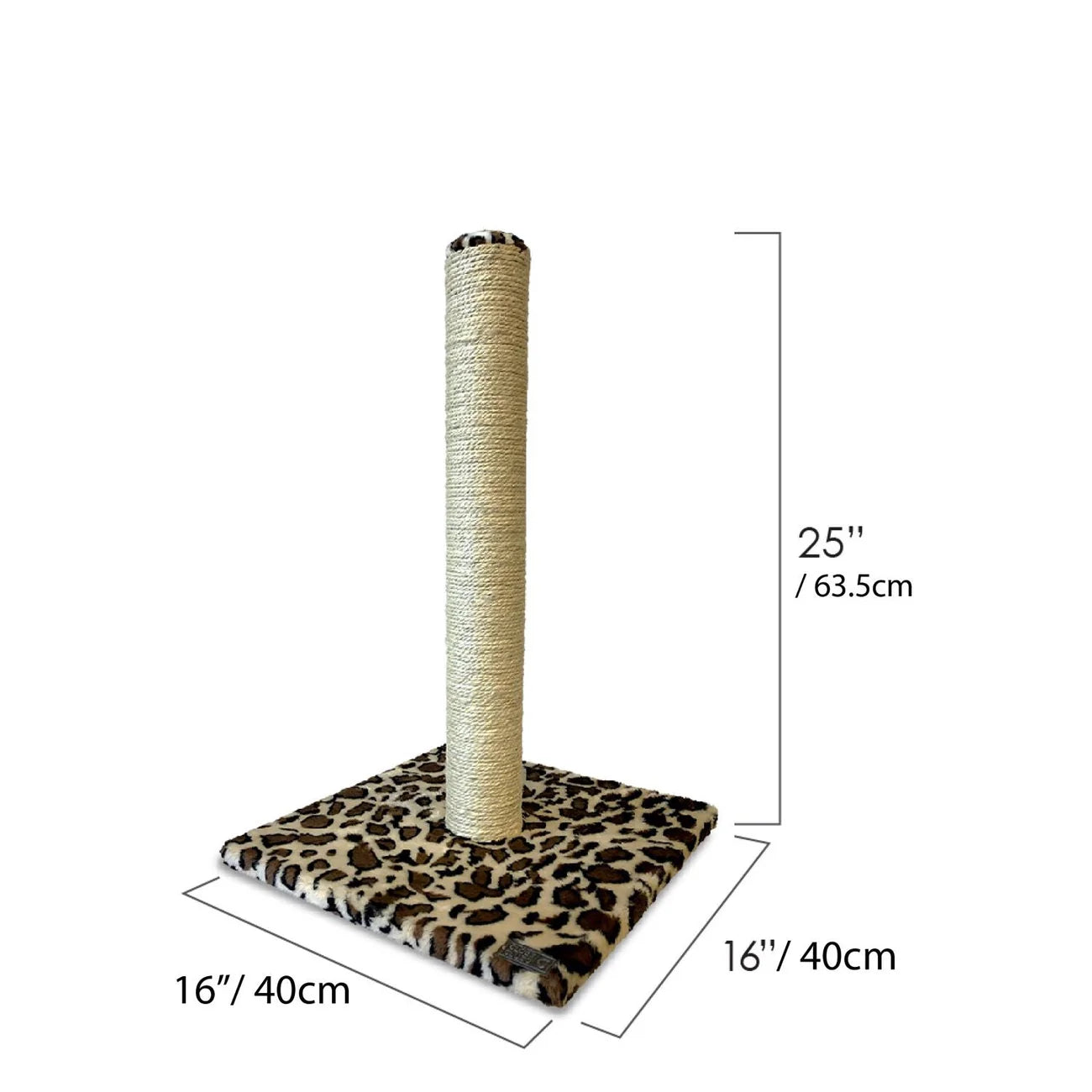 CLOE E CLUZO Madrid Scratch Post, 16"x16"x24"
