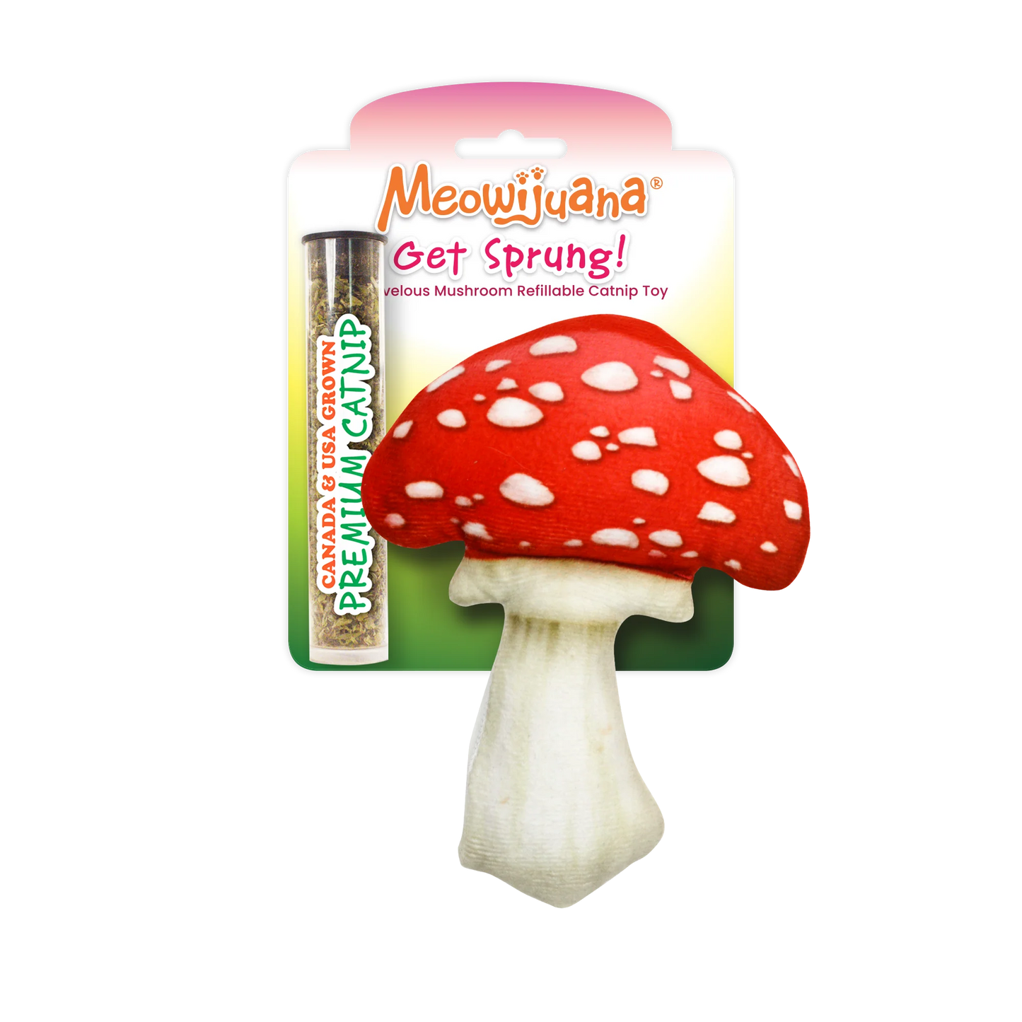 MEOWIJUANA Get Sprung! Mushroom Catnip Toy