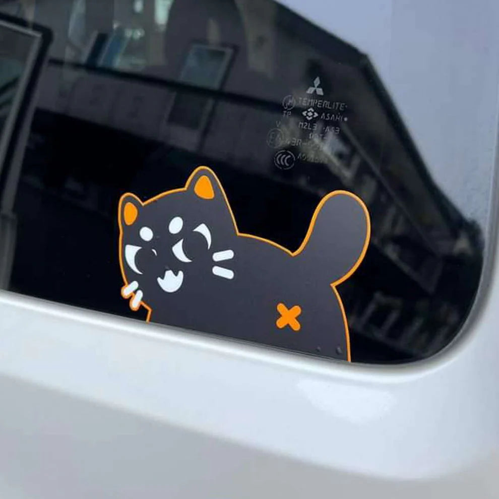 MAOFRIENDS Peeker Butt Black Cat Sticker