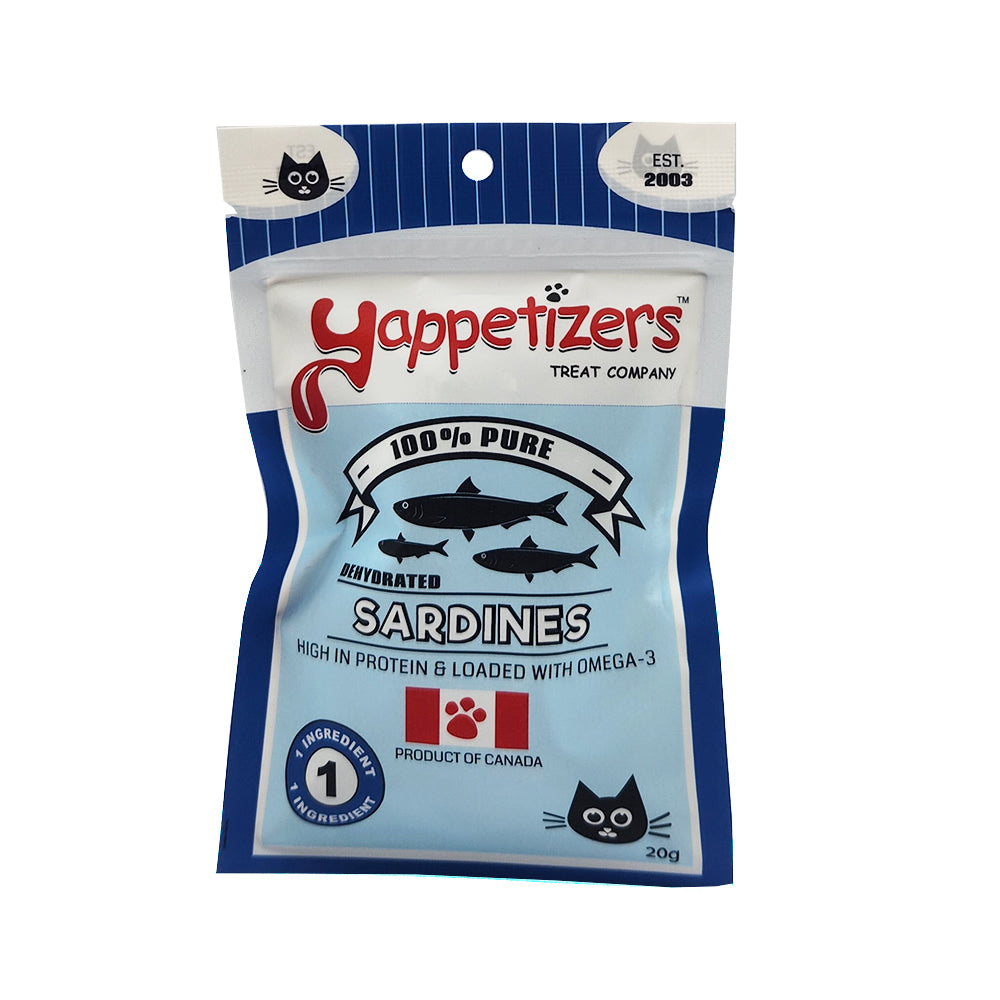 YAPPETIZERS Dehydrated Sardines, 20g