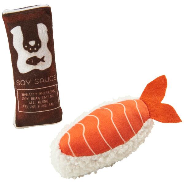 SPOT ETHICAL PET PRODUCTS Sushi Take Out Assorted, 2pk
