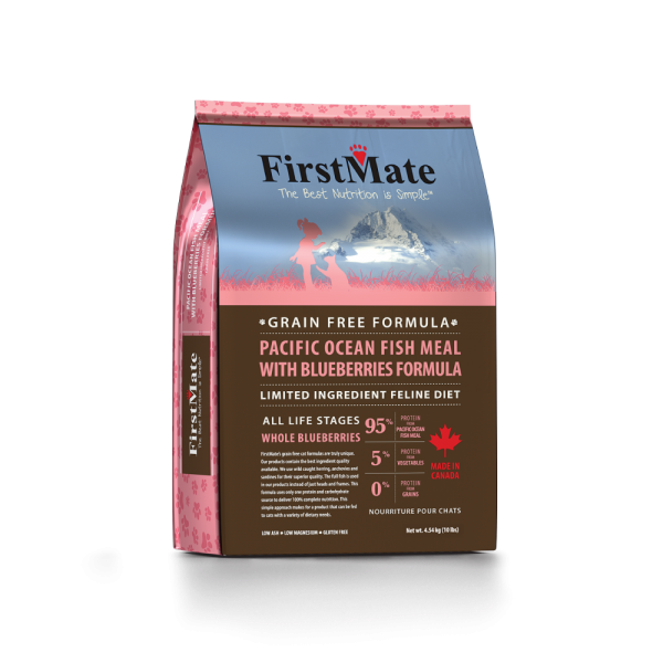 FIRSTMATE L.I.D. Pacific Ocean Fish w/Blueberries, 4.54kg (10lb)