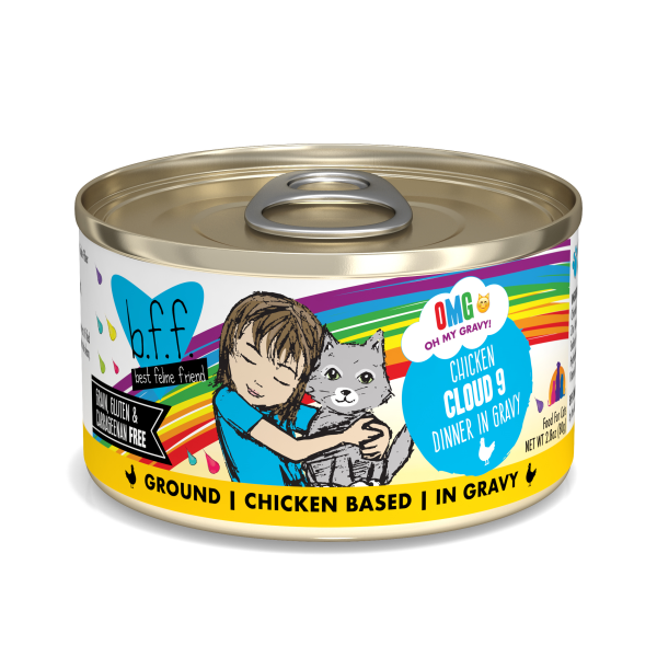 B.F.F. Cloud 9 Ground Chicken Dinner in Gravy, 80g (2.8oz)