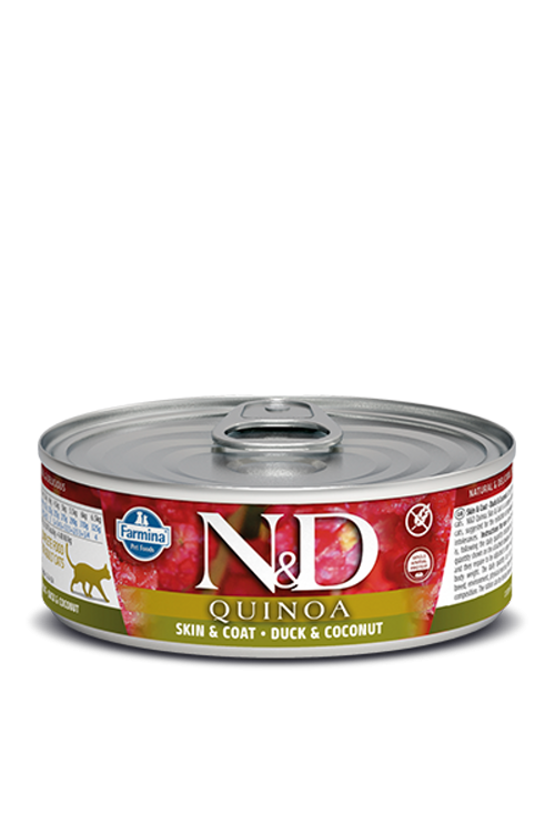 FARMINA N&D Quinoa: Skin and Coat - Duck and Coconut, 80g (2.8oz)