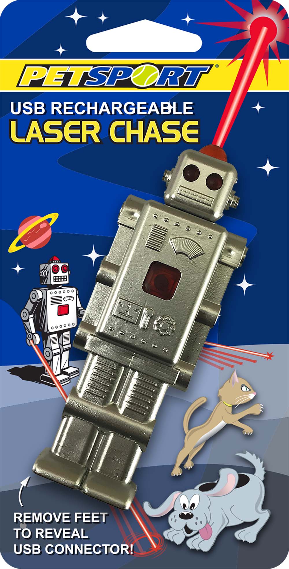 PETSPORT USB Rechargeable Laser Chase Robot