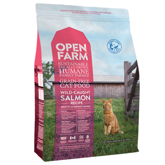 OPEN FARM Wild-Caught Salmon Dry Food, 1.8kg (4lbs)