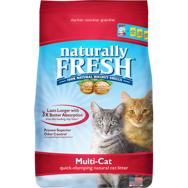 NATURALLY FRESH Multi-Cat Quick-Clumping Litter 26lb
