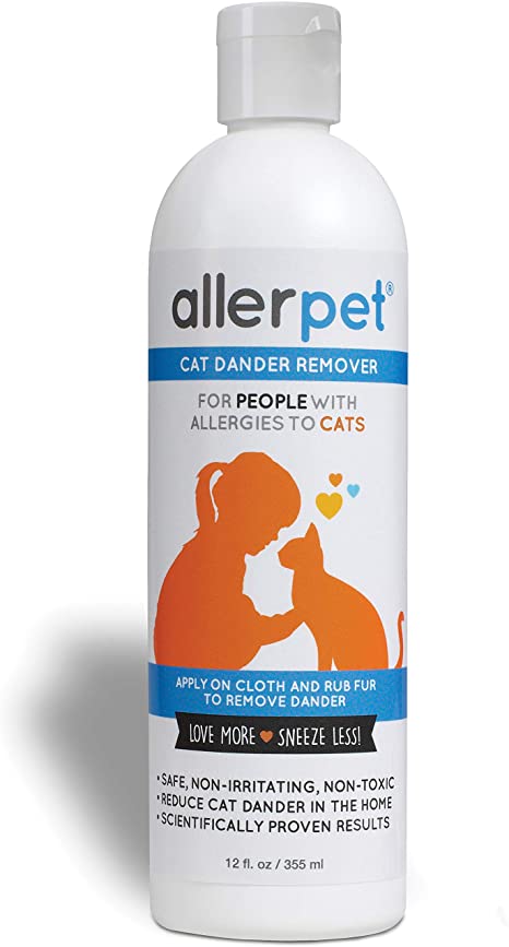 ALLERPET Cat Dander Remover 355ml Happy Cat Feline Essentials