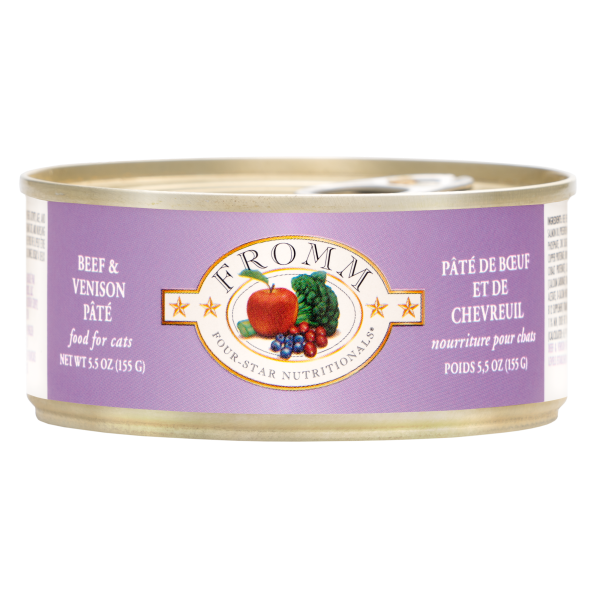 FROMM Four-Star Beef and Venison Pâté, 156g (5.5oz) *CLEARANCE*