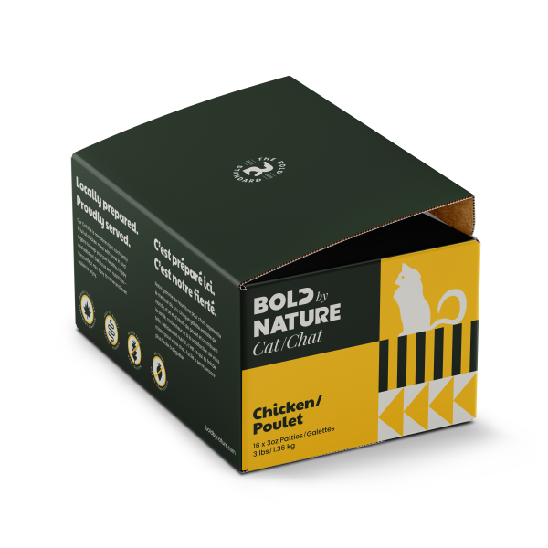 BOLD BY NATURE Raw Chicken Patties, 1.36kg
