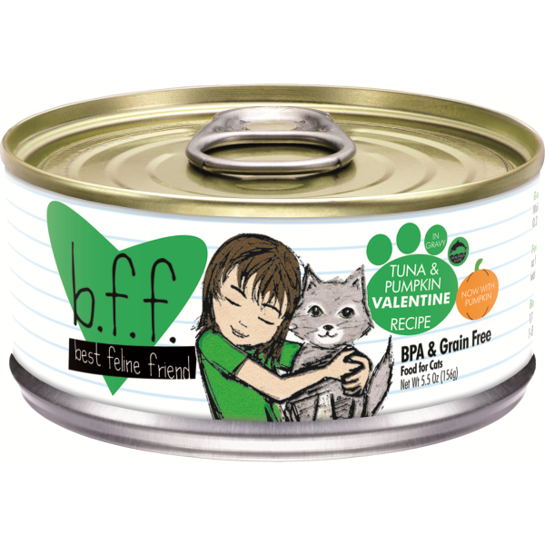 B.F.F. Valentine Tuna and Pumpkin Dinner in Gravy, 156g (5.5oz)