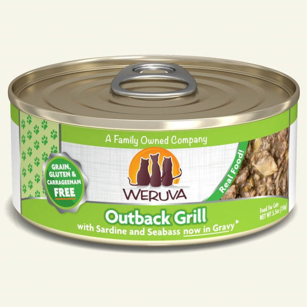 WERUVA Outback Grill Sardine & Seabass in Gravy, 156g