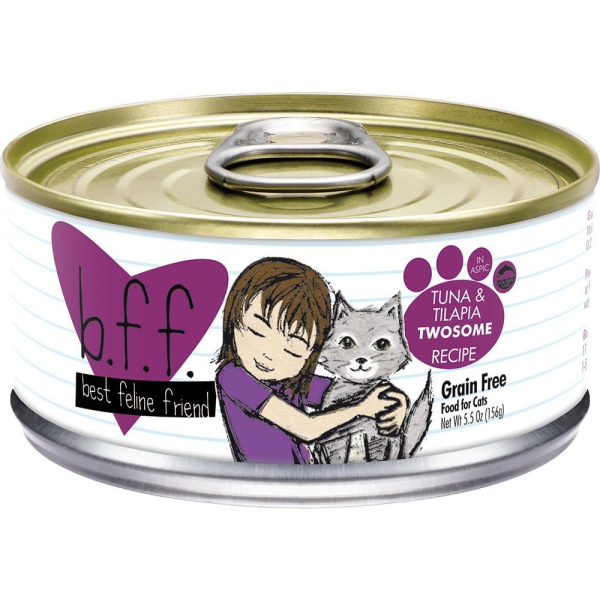 B.F.F. Twosome Tuna and Tilapia Dinner in Gelée, 156g (5.5oz)