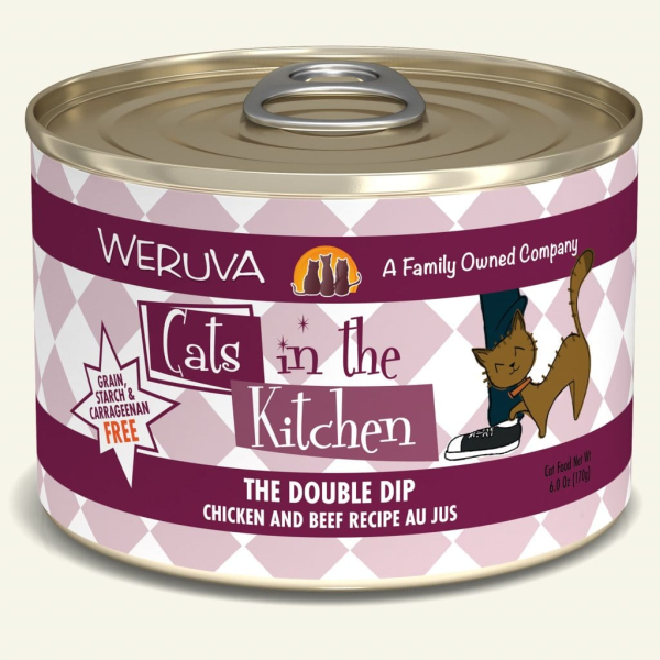 CATS IN THE KITCHEN The Double Dip Chicken and Beef Au Jus, 170g (6oz)