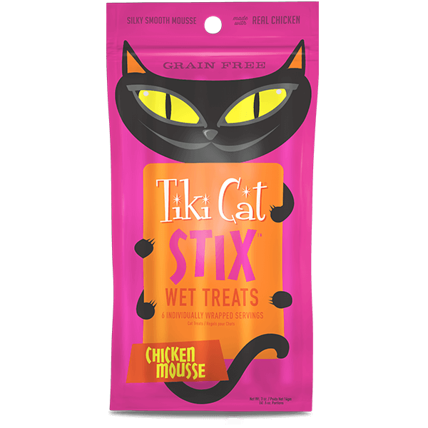 TIKI CAT Chicken Stix Tubes, 6x 0.5oz