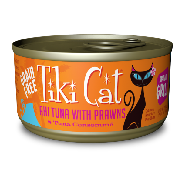 TIKI CAT Manana Grill Ahi Tuna with Prawns, 80g
