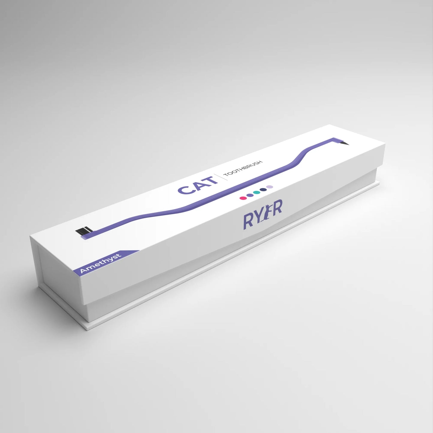 RYERCAT Dual-Sided Cat Toothbrush, assorted colours