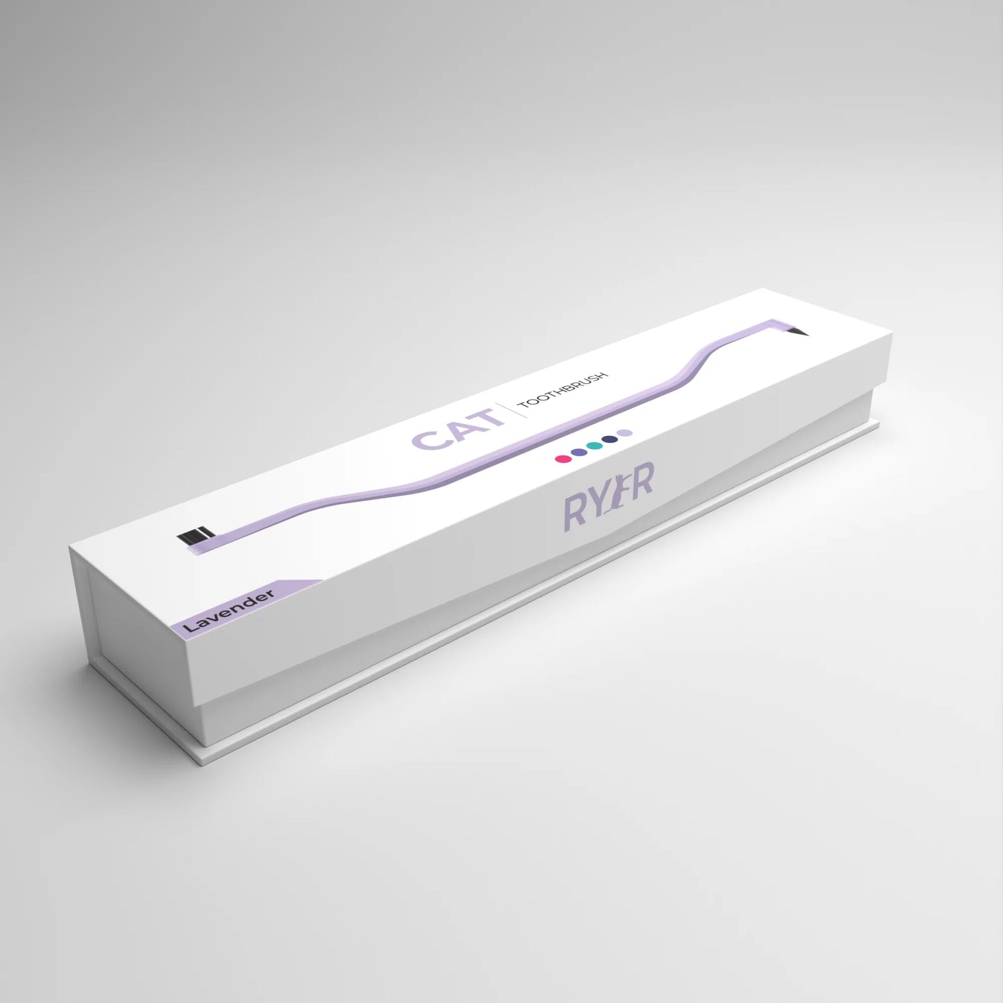 RYERCAT Dual-Sided Cat Toothbrush, assorted colours
