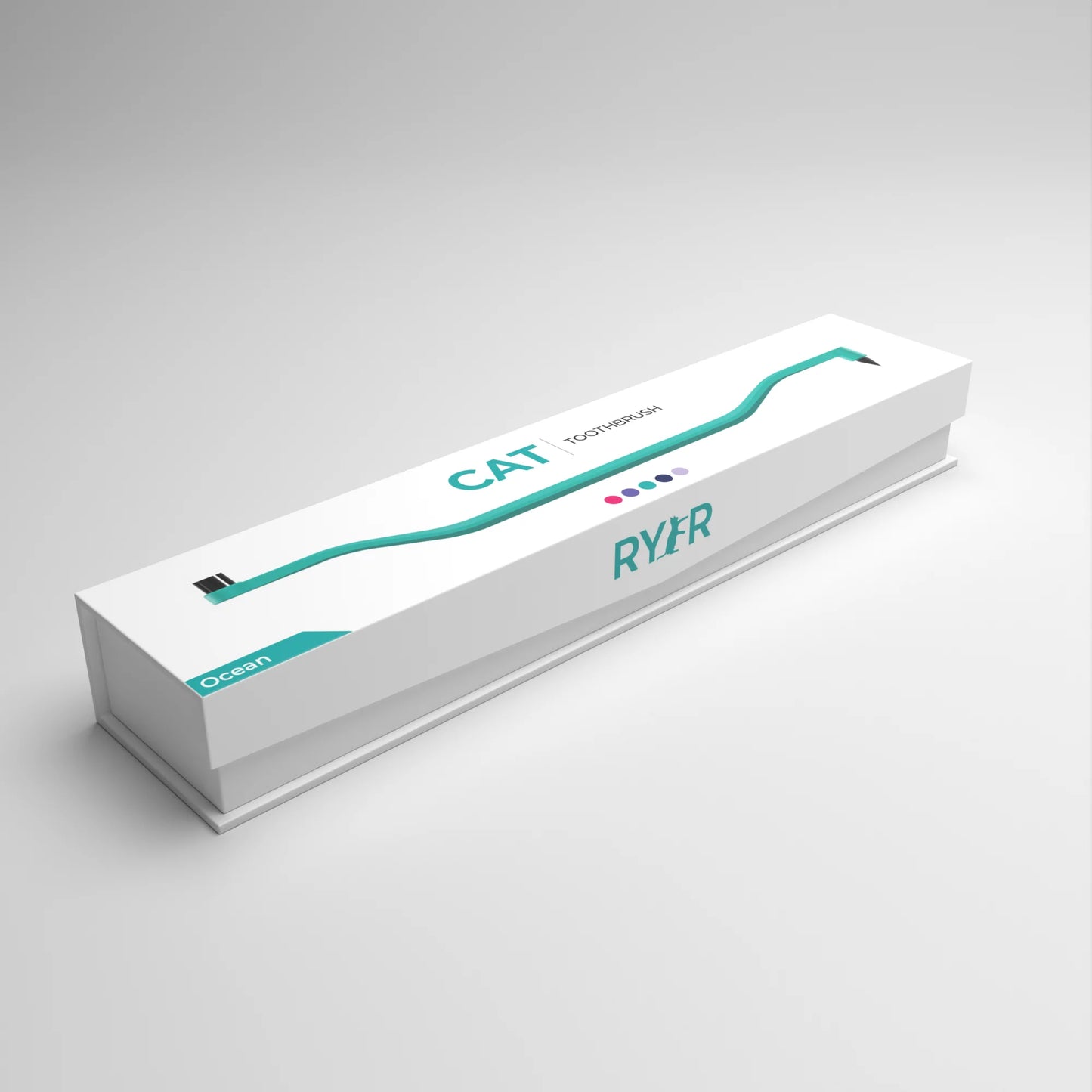 RYERCAT Dual-Sided Cat Toothbrush, assorted colours