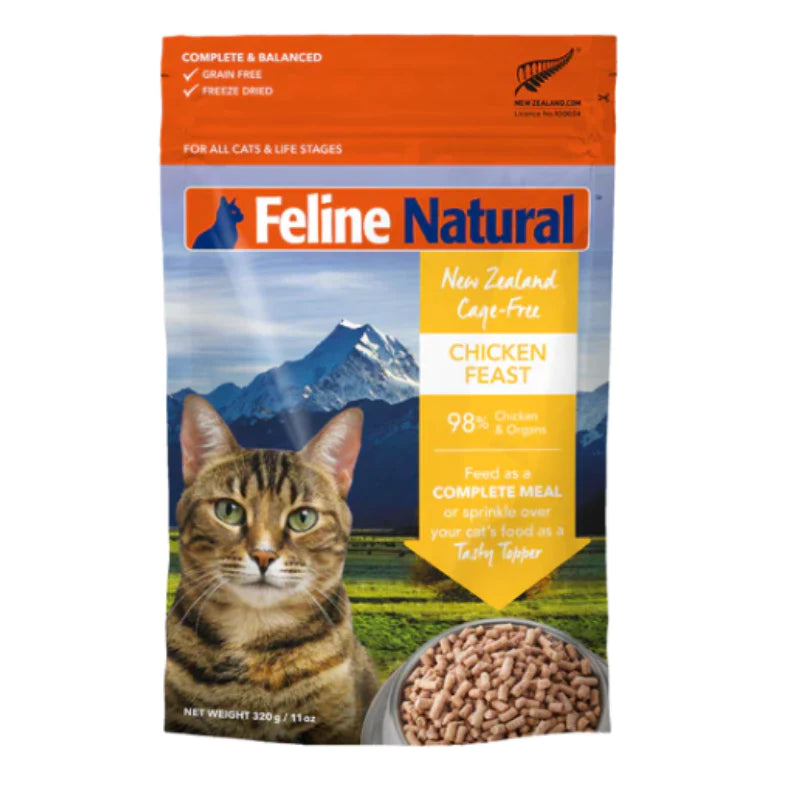 FELINE NATURAL Freeze-Dried Chicken Feast, 320g (11 oz)