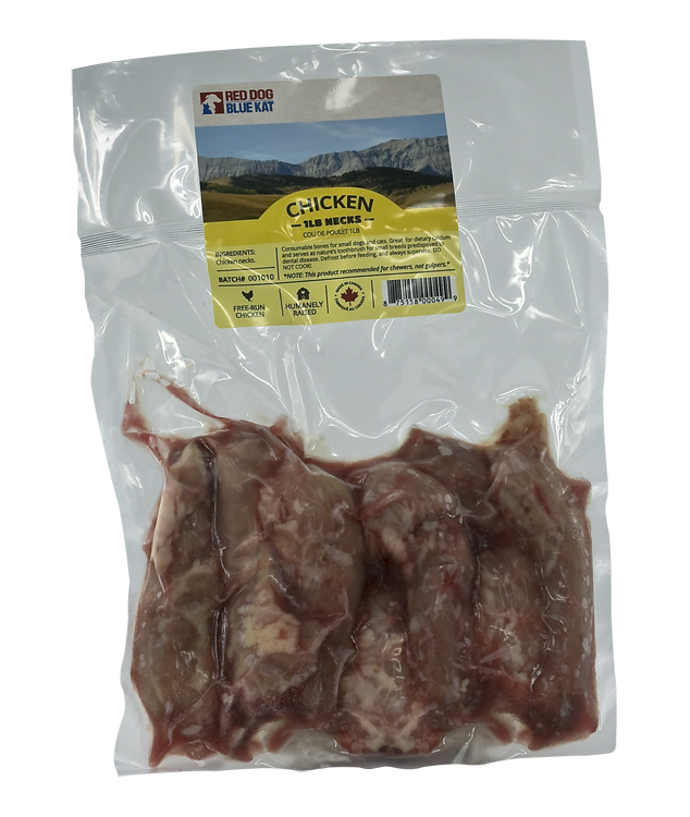 RED DOG BLUE KAT Chicken Necks, 1lb
