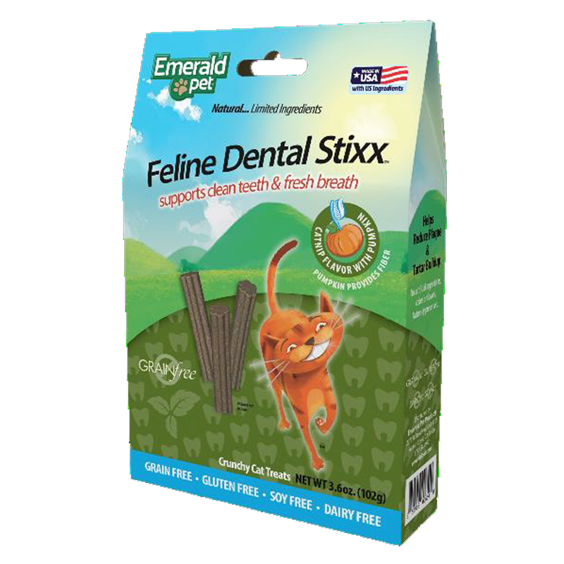 EMERALD PET Cat Dental Stixx Catnip, 102g