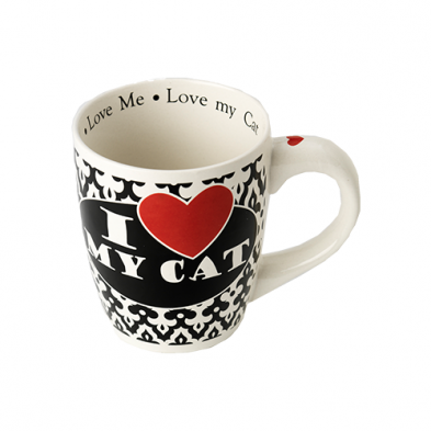 PETRAGEOUS "I Love My Cat" Jumbo Mug, 28oz