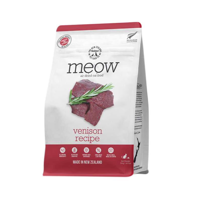 NZ NATURAL PET FOOD CO Meow Air-Dried Venison, 100g (3.5oz)