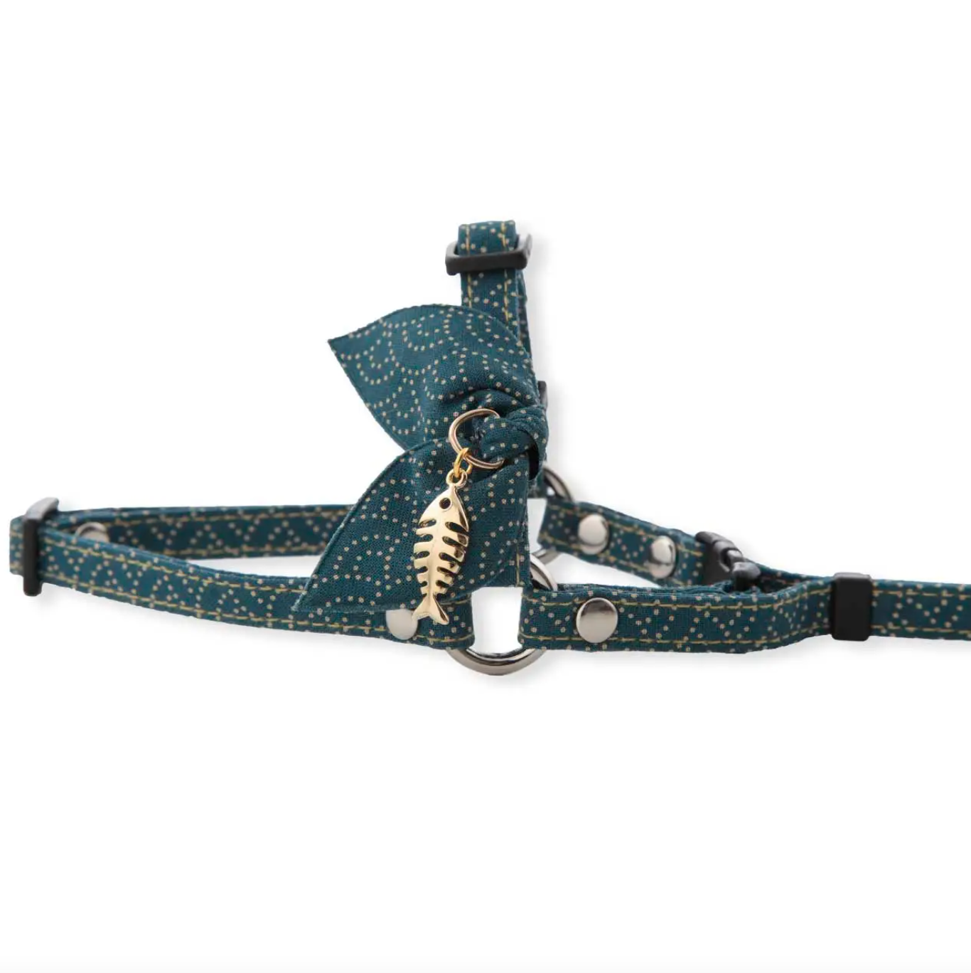 NECOICHI Zen Fish Charm Harness with Leash