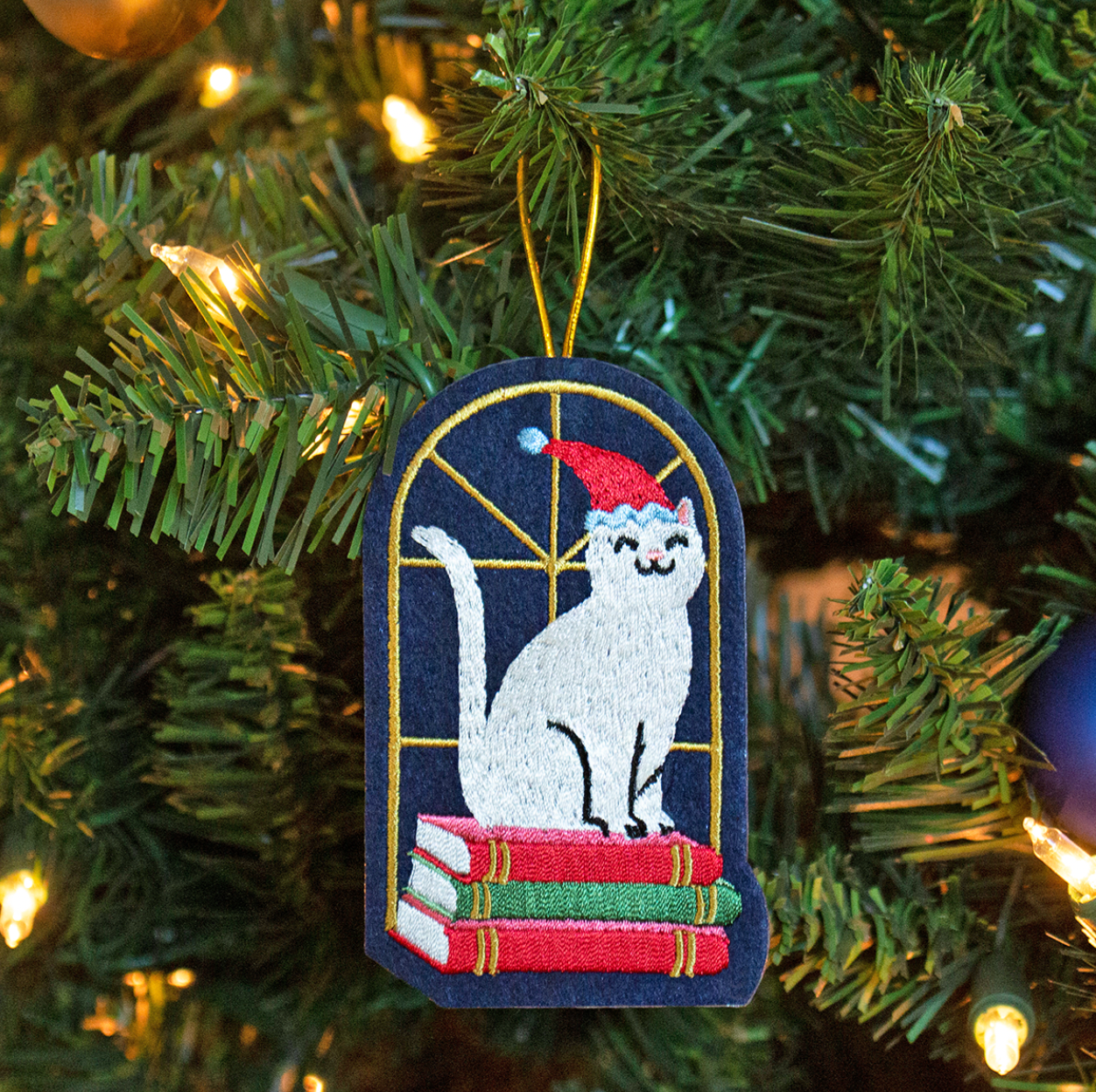 SELTZER GOODS Book Stack Ornament