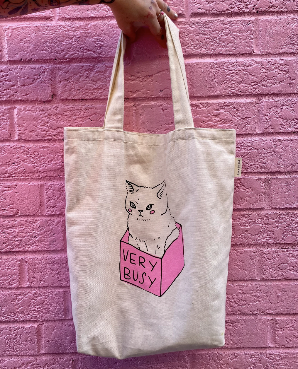 LOVESTRUCK PRINTS Very Busy Tote Bag